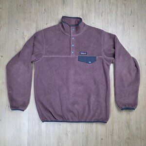 Patagonia Women's Lightweight Synchilla Snap-T Fleece Pullover Dusky Brown M